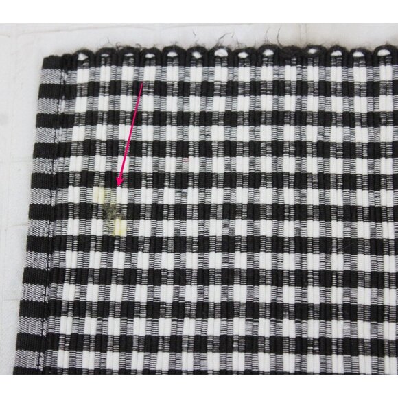 4 Pc Black Plaid Gingham Place mats Set Casual Picnic Country Classic Fabric - Picture 14 of 15